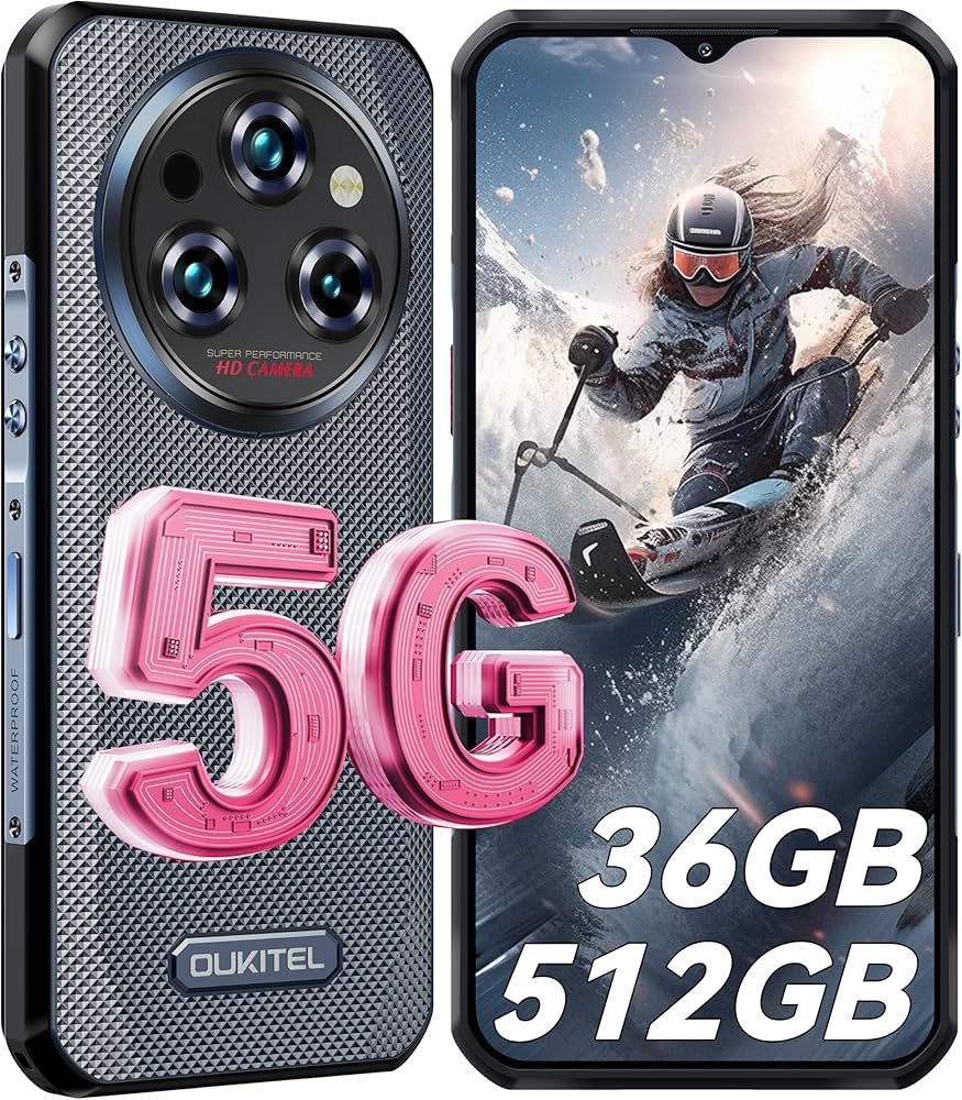 Amazon.com: OUKITEL WP35 Pro Rugged Smartphone 5G - 36GB+512GB